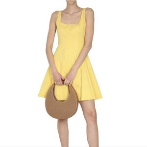 Staud Mini Wells Sleeveless Dress